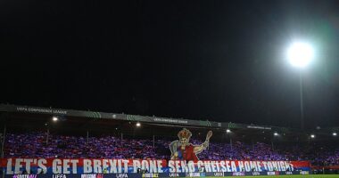 Heidenheim fans erected a banner with an eight-word warning to Chelsea on Thursday night