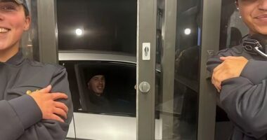 Palmer was spotted at a McDonald's drive through during the recent international break
