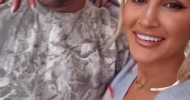 Jason Aldean's wife Brittany joked that they were 'hiding' in the laundry room on Thanksgiving because her family are 'judgy'