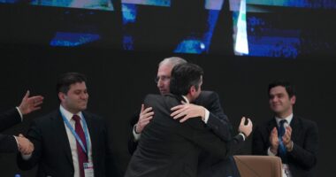 Cop29 secures last minute $300bn climate finance deal as talks saved from collapse