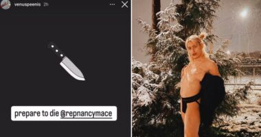 Creepy Tranny ‘Venus Andromeda’ Threatens Congressman