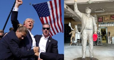 Crypto Currency Enthusiasts Commission 18-foot Bronze 'Fight! Fight! Fight!' Trump Statue – RedState