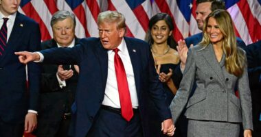 DJT stock jumps as former president Trump wins election, then pulls back