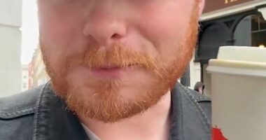 TikToker Sam Williams documented his trip to try a £16 cup of coffee being served at a cafe in London's Covent Garden