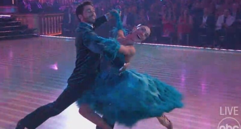 Joey Graziadei and Jenna Johnson perform on Dancing With the Stars semifinals