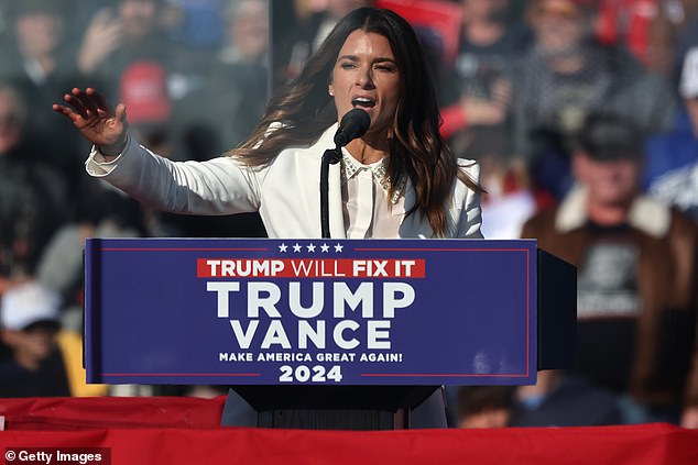 Danica Patrick made savage remarks about Kamala Harris and her celebrity endorsers