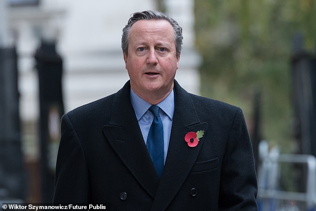 The Conservative former PM, who was ennobled as Lord Cameron by Rishi Sunak and served as his foreign secretary , had previously opposed moves to change the law.