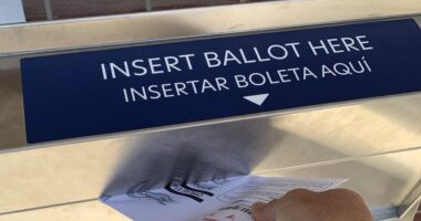 Ballot drop box