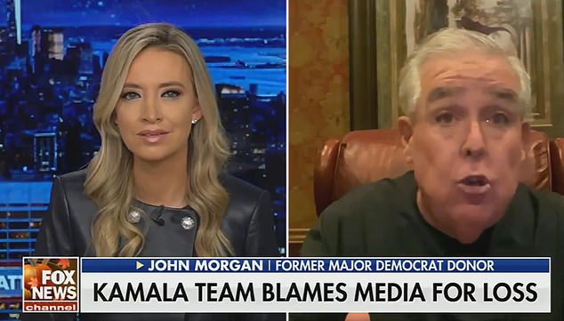 Former Democratic megadonor John Morgan believes Donald Trump 's 18-year-old son Barron was smarter than every member of Kamala Harris' campaign because of the critical role he played in pushing his father to appear on podcasts