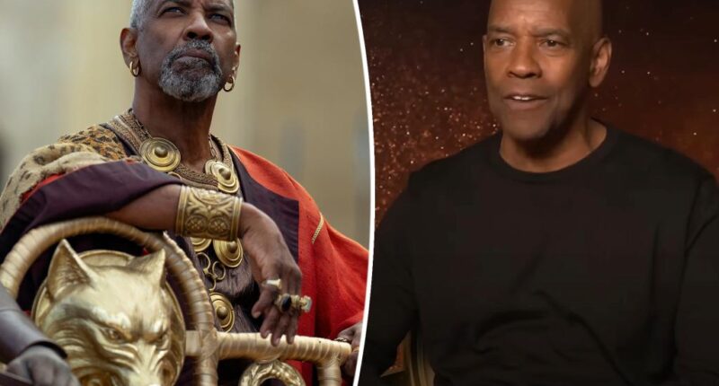 Denzel Washington's gay kissing scene in 'Gladiator II' cut