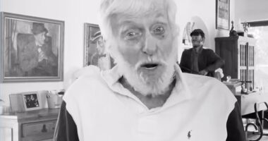 A vigorous Dick Van Dyke, 98, made a rare appearance on social media on Monday to deliver his endorsement in the 2024 presidential election