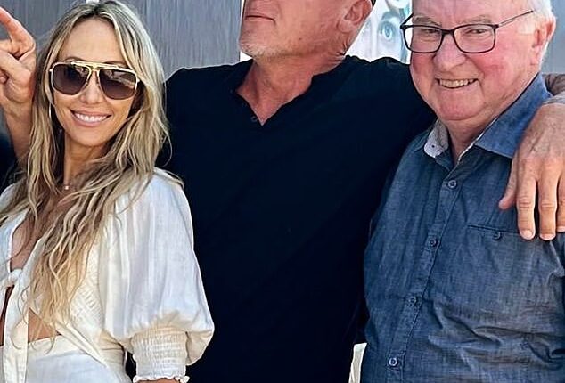 Dominic Purcell has penned a heartbreaking tribute to his late father, Phil Myrtvedt, four years after the death of his mother Maureen. The 54-year-old Prison Break star's father tragically died in April, while his mother passed away in February 2020. Pictured with Tish Cyrus (left)