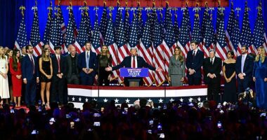 Former President Donald Trump took the stage and declared victory in the early hours of Wednesday morning, cementing an extraordinary political comeback