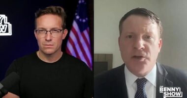 Mike Davis told journalist Benny Johnson he was ready to go to war for Trump in favor of his legal adversaries like James who may use 'lawfare' against him