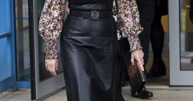 Duchess of Edinburgh, Sophie Wessex, stepped out looking stylish visiting the Feel Good Inside and Out Project at Cranford College in Hounslow today