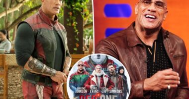 Dwayne 'The Rock' Johnson admits to peeing in bottles on 'Red One' set