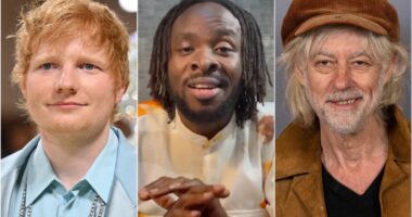 Ed Sheeran says Band Aid 40 didn’t ask for permission to use his vocals