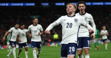 England will be drawn in a five-team World Cup qualifying group after securing promotion