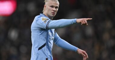 Erling Haaland wants people to relax when it comes to Manchester City's recent losing run