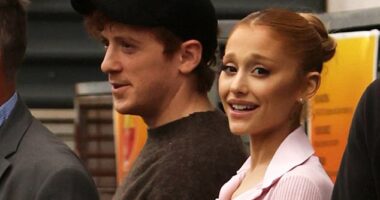 Ariana Grande touched down in Australia to attend the premiere of the highly anticipated film adaptation of Wicked at Sydney's State Theatre alongside her current boyfriend Ethan Slater. Both pictured