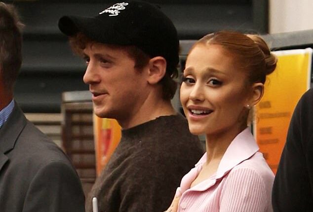 Ariana Grande touched down in Australia to attend the premiere of the highly anticipated film adaptation of Wicked at Sydney's State Theatre alongside her current boyfriend Ethan Slater. Both pictured