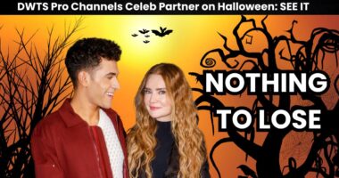 Ezra Sosa Dresses as DWTS Partner Anna Delvey for Halloween