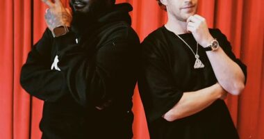 Mark Zuckerberg, 40, released a cover the classic hip hop hit 'Get Low' with the help of rapper T-Pain, 40, on Wednesday, with many unimpressed fans calling the musical attempt 'cringe'