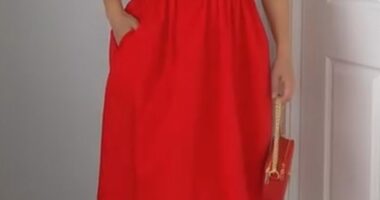 Zeljka Abaza revealed the dress can be styled in three ways - making it suitable for many occasions