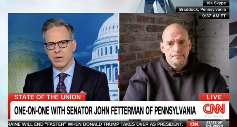 Pennsylvania Sen. John Fetterman on CNN