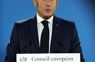 French President Emmanuel Macron has been labeled a troll