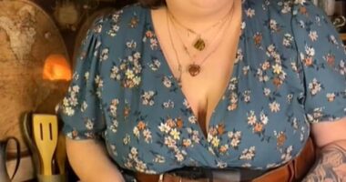 One creator from the US, dubbed @thecopperspoon_ - with 401,800 followers - makes cosy videos showcasing recipes for beef pot pies, French onion soup and general guidance on 'how to cook like a Hobbit'