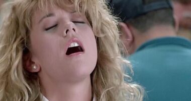 Meg Ryan's orgasm scene is one of the most famous in cinema history (above)