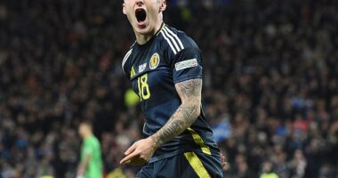 Scotland winger Ben Doak gave Croatia full-back Josko Gvardiol a tough night at Hampden