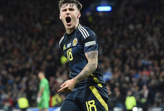Scotland winger Ben Doak gave Croatia full-back Josko Gvardiol a tough night at Hampden