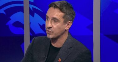 Gary Neville criticised Robert Sanchez after the Chelsea goalkeeper gave away a penalty
