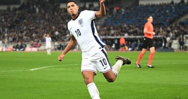 Jude Bellingham starred in England's 3-0 win over Greece in the Nations League on Thursday