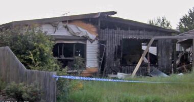 A body has been found inside a Melbourne home after fire tore through the building early on Sunday