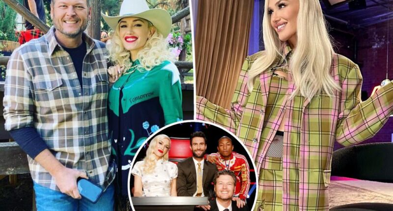 Gwen Stefani claims she 'never even knew' husband Blake Shelton 'existed' before meeting him on 'The Voice'