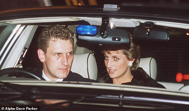 Steve Davies was frozen out of the Princess¿s inner circle at Kensington Palace in late 1995. ¿It happened overnight,¿ he says. ¿From driving her everywhere I was banned from the wheel of her car.' Pictured driving Princess Diana in 1995