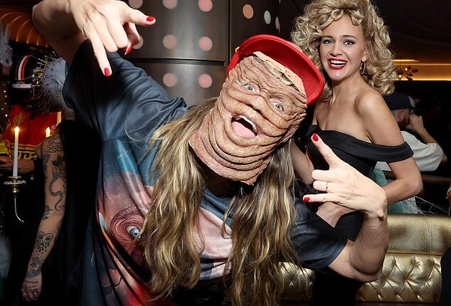 Heidi Klum changed a into second Halloween outfit during her annual bash on Thursday night after wowing in her incredible E.T. costume on the red carpet