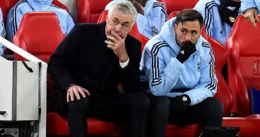 Carlo Ancelotti became the latest manager to suffer defeat at the hands of Arne Slot and Liverpool this season