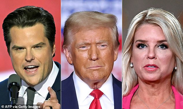 The power of Florida in Trump world was illustrated Thursday when Trump quickly selected former state AG Pam Bondi to replace Matt Gaetz, also from Florida, as his attorney general