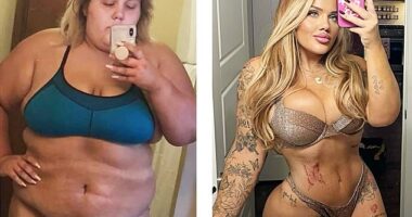 Utah influencer Jakelie George has revealed the secrets behind her incredible fitness transformation that saw her lose over 150lbs