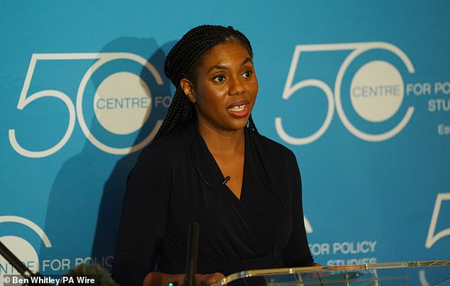The scale of the inflow is poised to spark a fresh political row, after Kemi Badenoch used a major speech last night to insist the Tories would not allow Britain to be treated like a 'hotel' for migrants