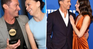 Hugh Jackman and Sutton Foster are in a 'joyful' relationship and 'happier than ever'