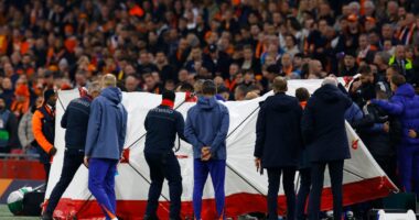 Hungary coach Adam Szalai ‘stable’ after frightening collapse during game