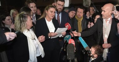 Ms Hand was awarded 248,603.60 euro after the jury decided McGregor was liable