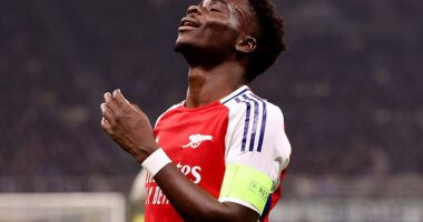 Arsenal suffered a narrow 1-0 defeat against Inter in the Champions League on Wednesday