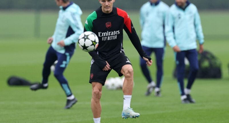Inter vs Arsenal LIVE: Team news and line-ups as Martin Odegaard returns to bench for Champions League clash