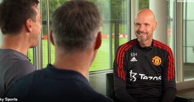Jamie Carragher has revealed what he took away from his first meeting with Erik ten Hag